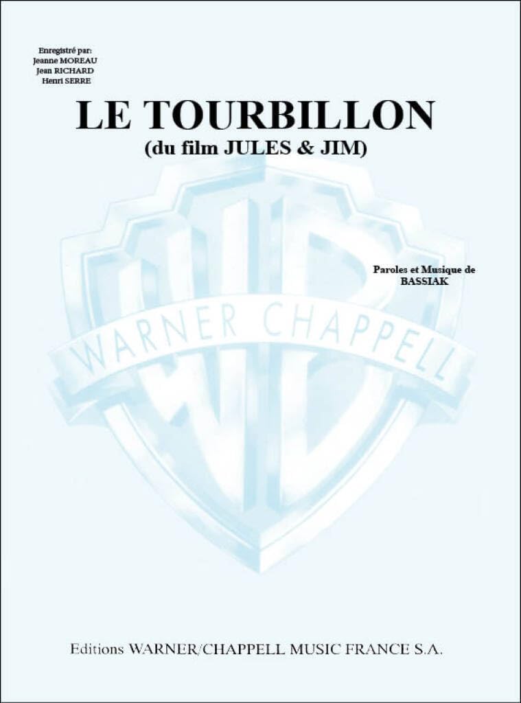 Le Tourbillon (Du Film Jules Et Jim) Sheet Music