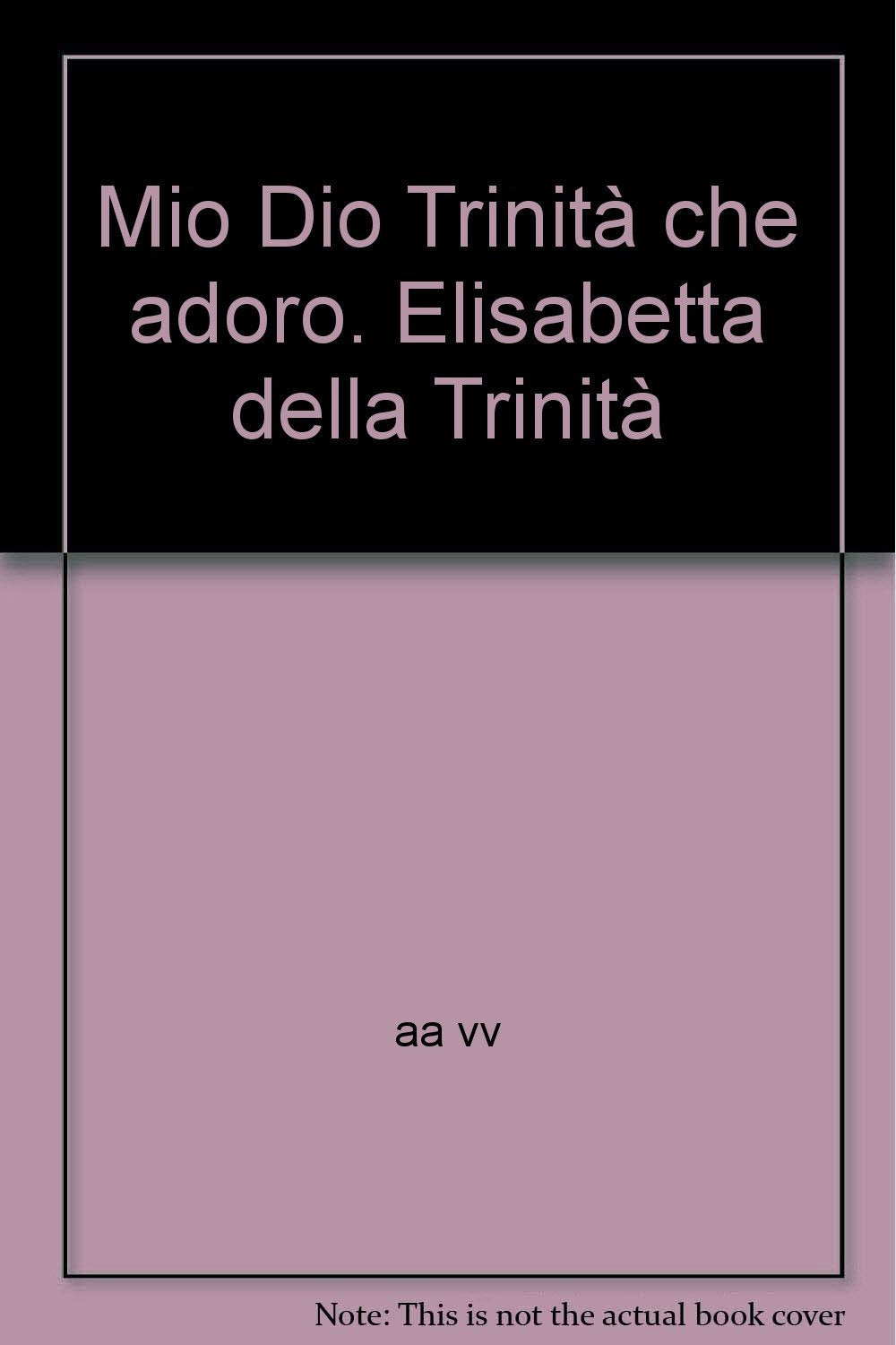 Mio Dio Trinità che adoro. Elisabetta della Trinità book