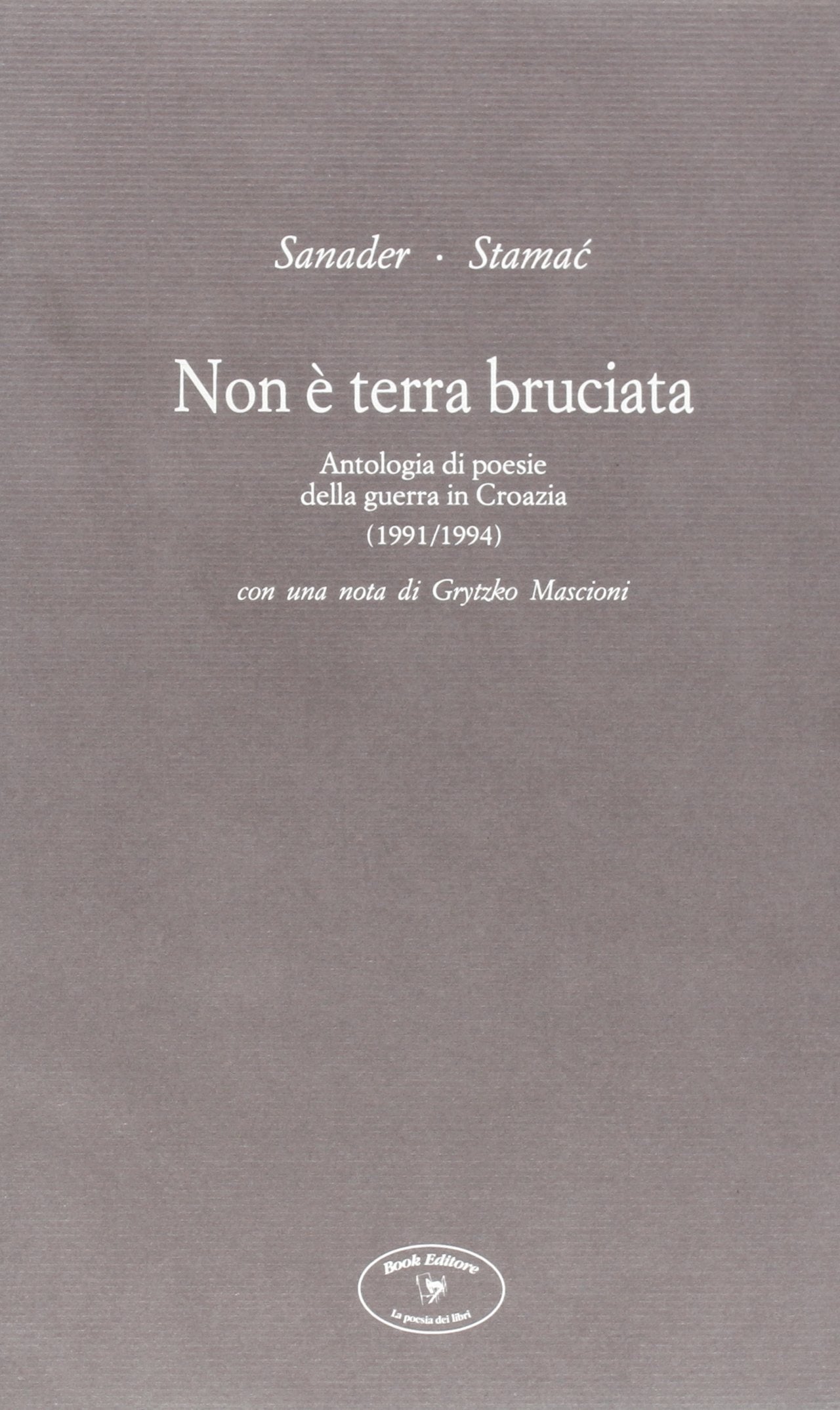 Non è terra bruciata. Antologia di poesie della guerra in Croazia (1991-1994) (Serendip) Poetry