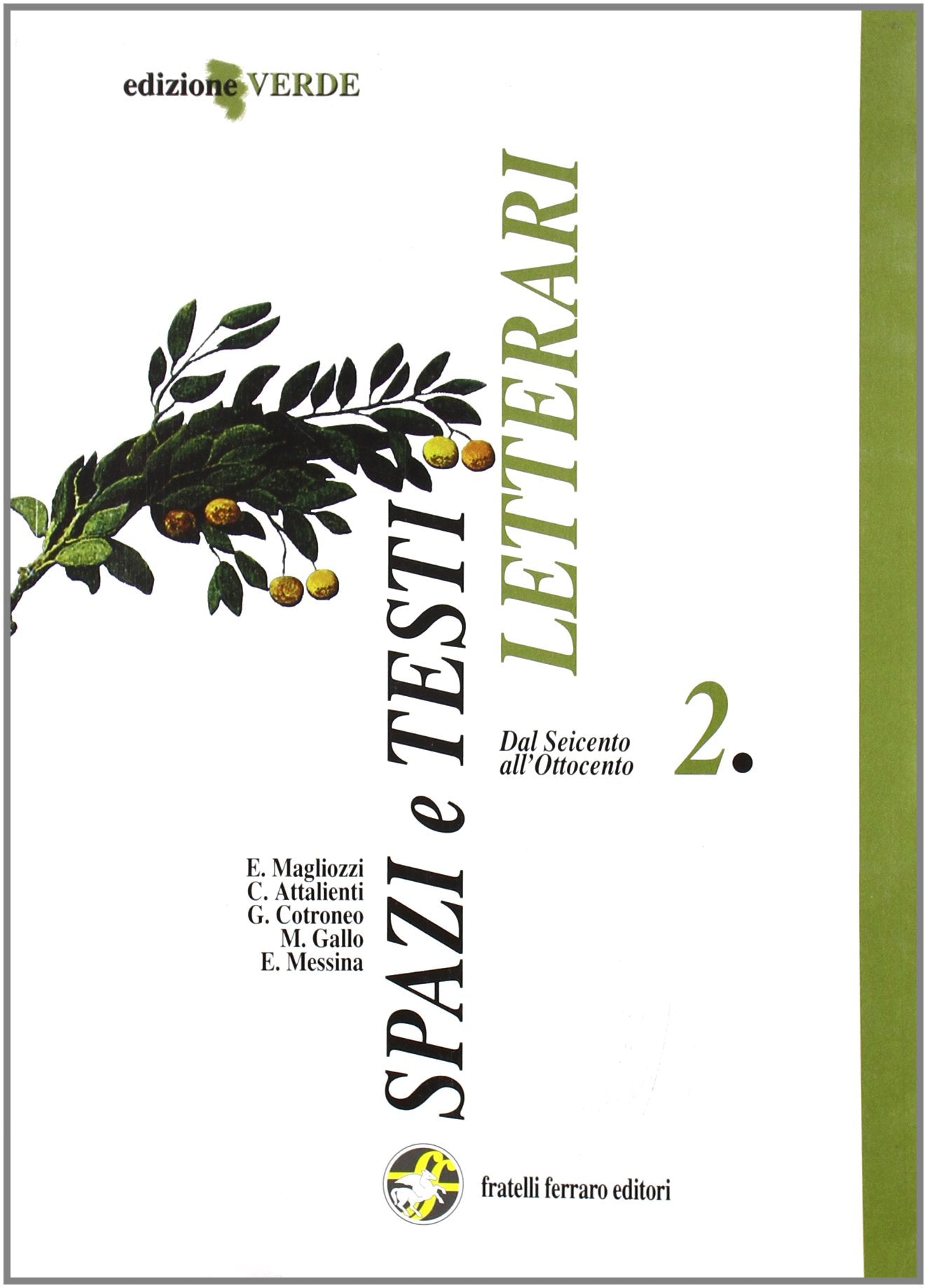 Spazi e testi letterari. Ediz. verde. Per le Scuole superiori. Con espansione online. Dal Seicento all'Ottocento (Vol. 2) Professional & Reference Books