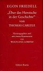 'Über das Heroische in der Geschichte' von Thomas Carlyle Contemporary literature