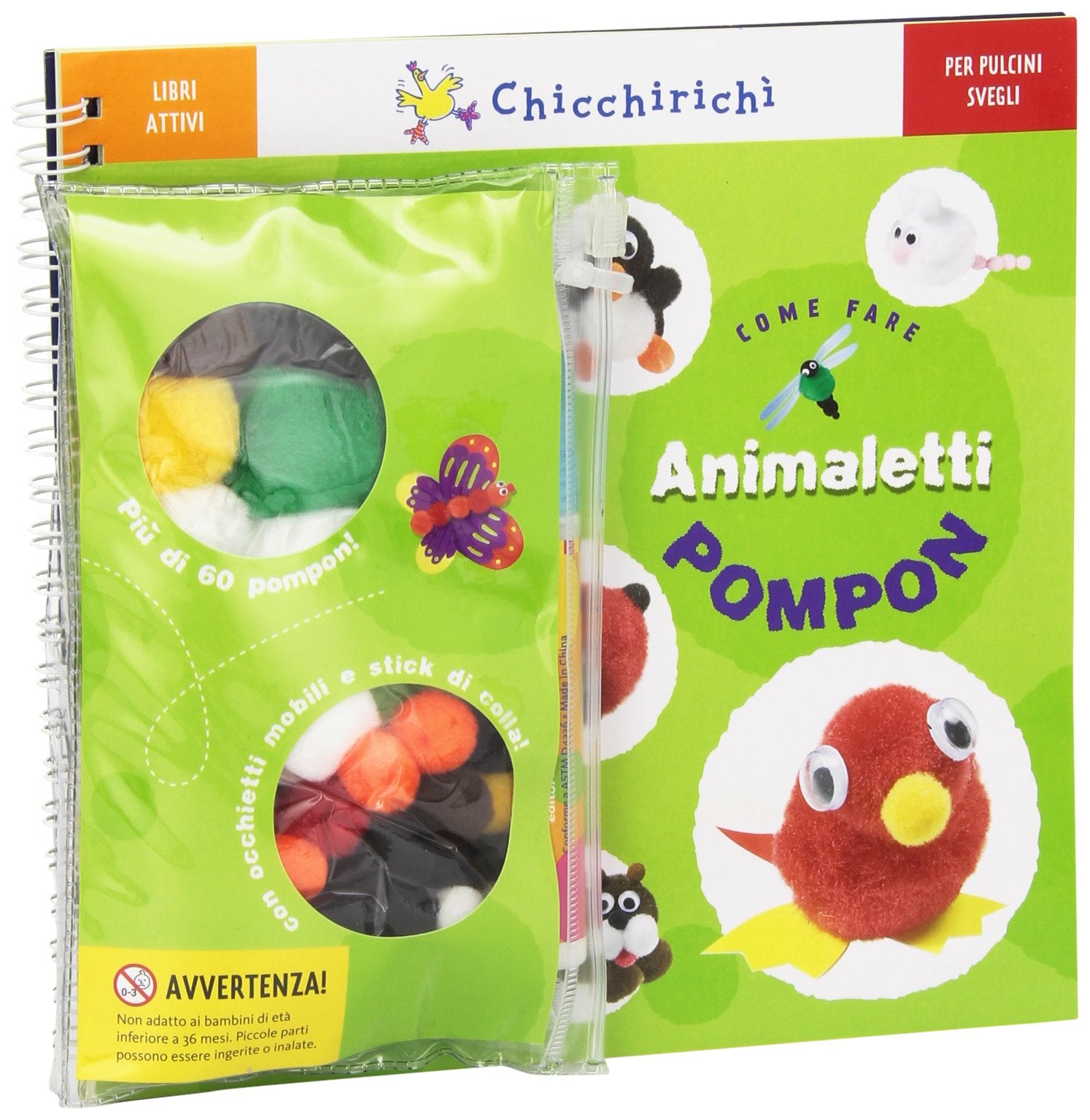 Come fare animaletti pompon. Ediz. illustrata. Con gadget book