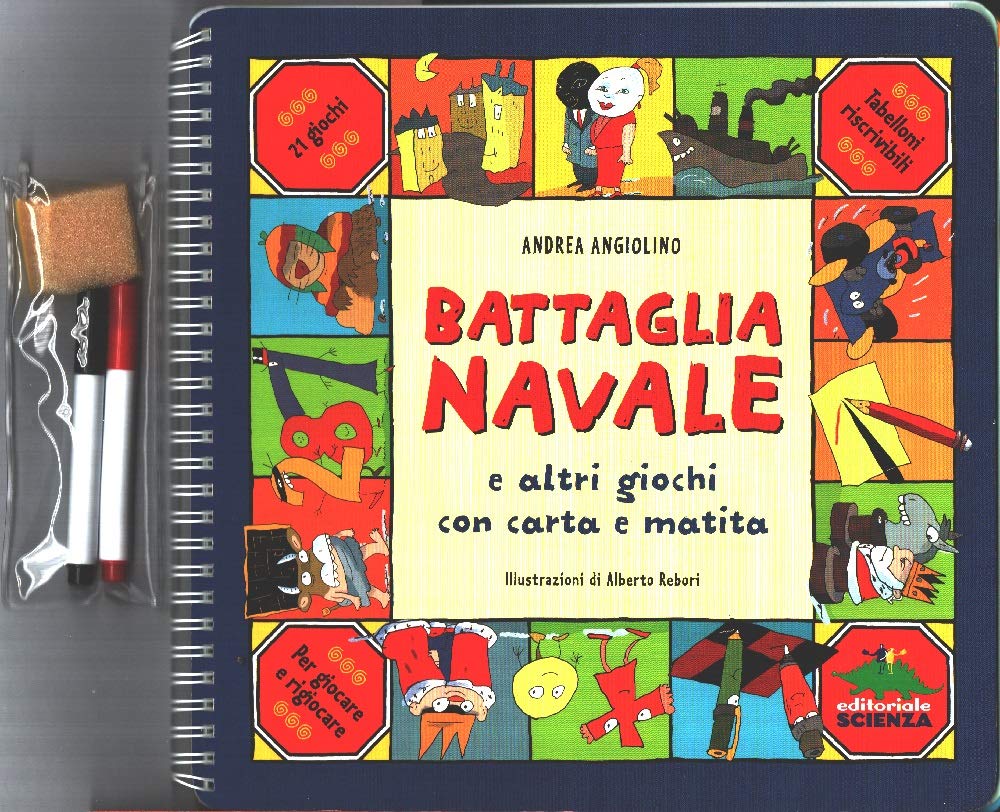 Battaglia navale e altri giochi con carta e matita book