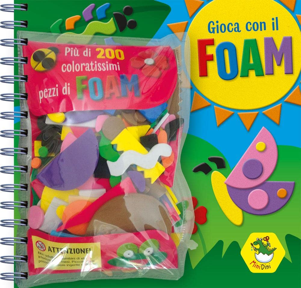 Gioca con il Foam. Ediz. a spirale. Con più di 200 pezzi di Foam book
