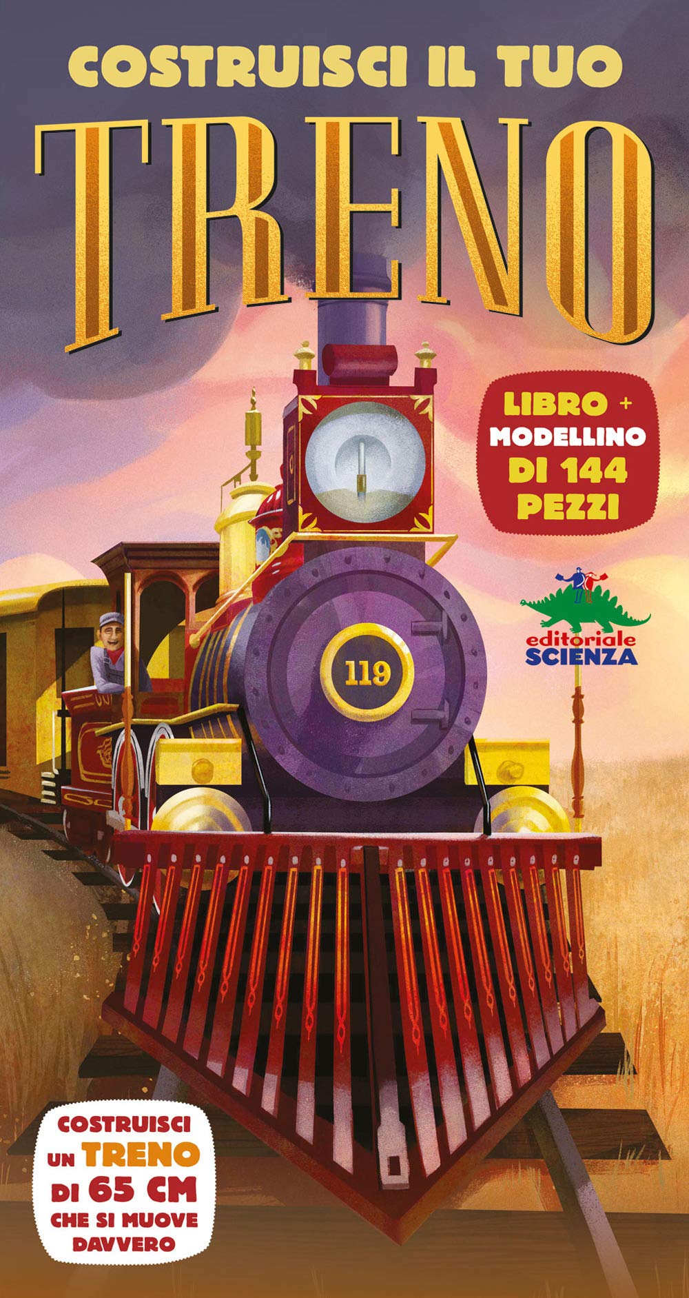 Costruisci il tuo treno. Con modellino di 144 pezzi book