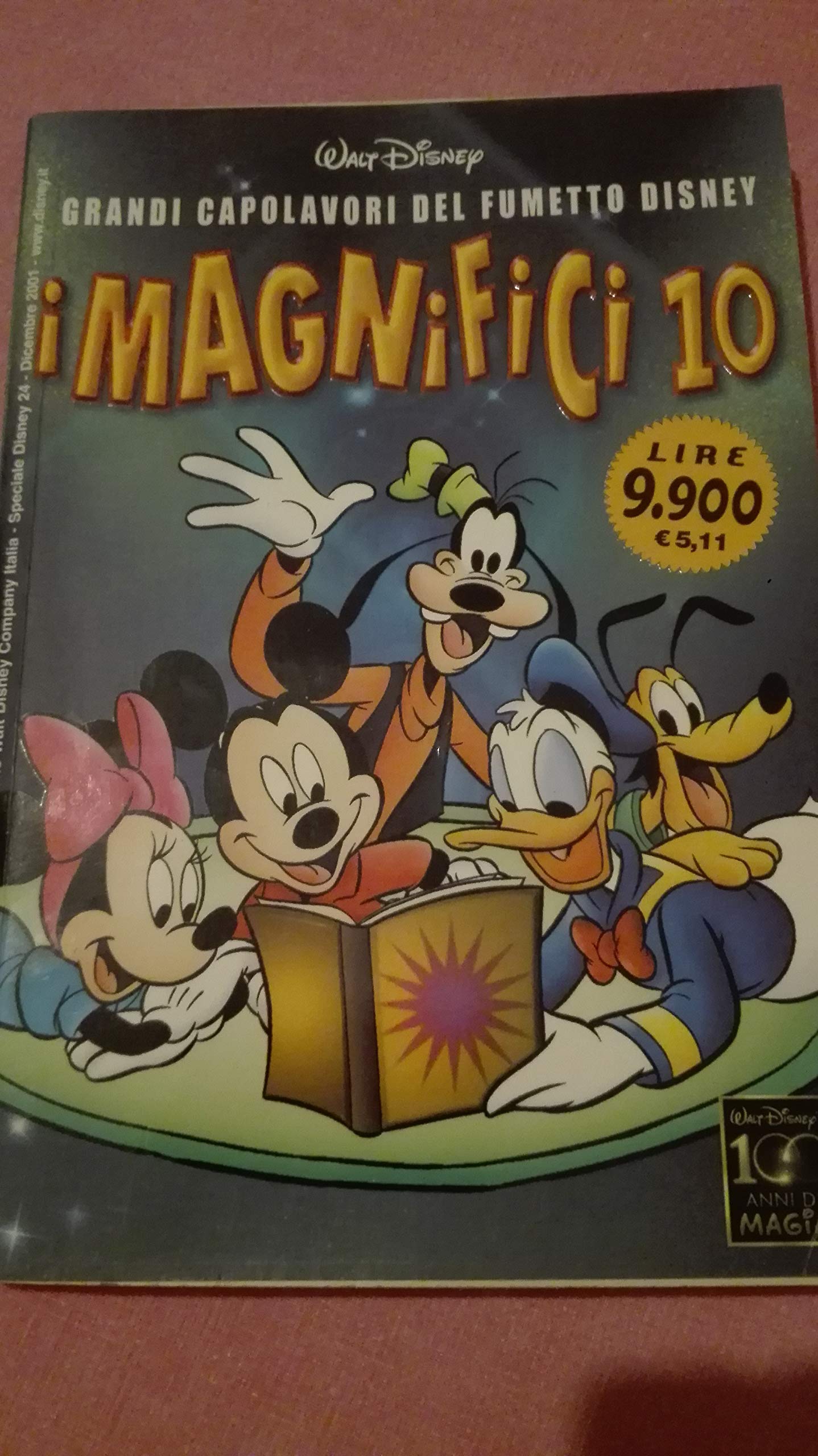 I magnifici 10. Grandi capolavori del fumetto Disney book