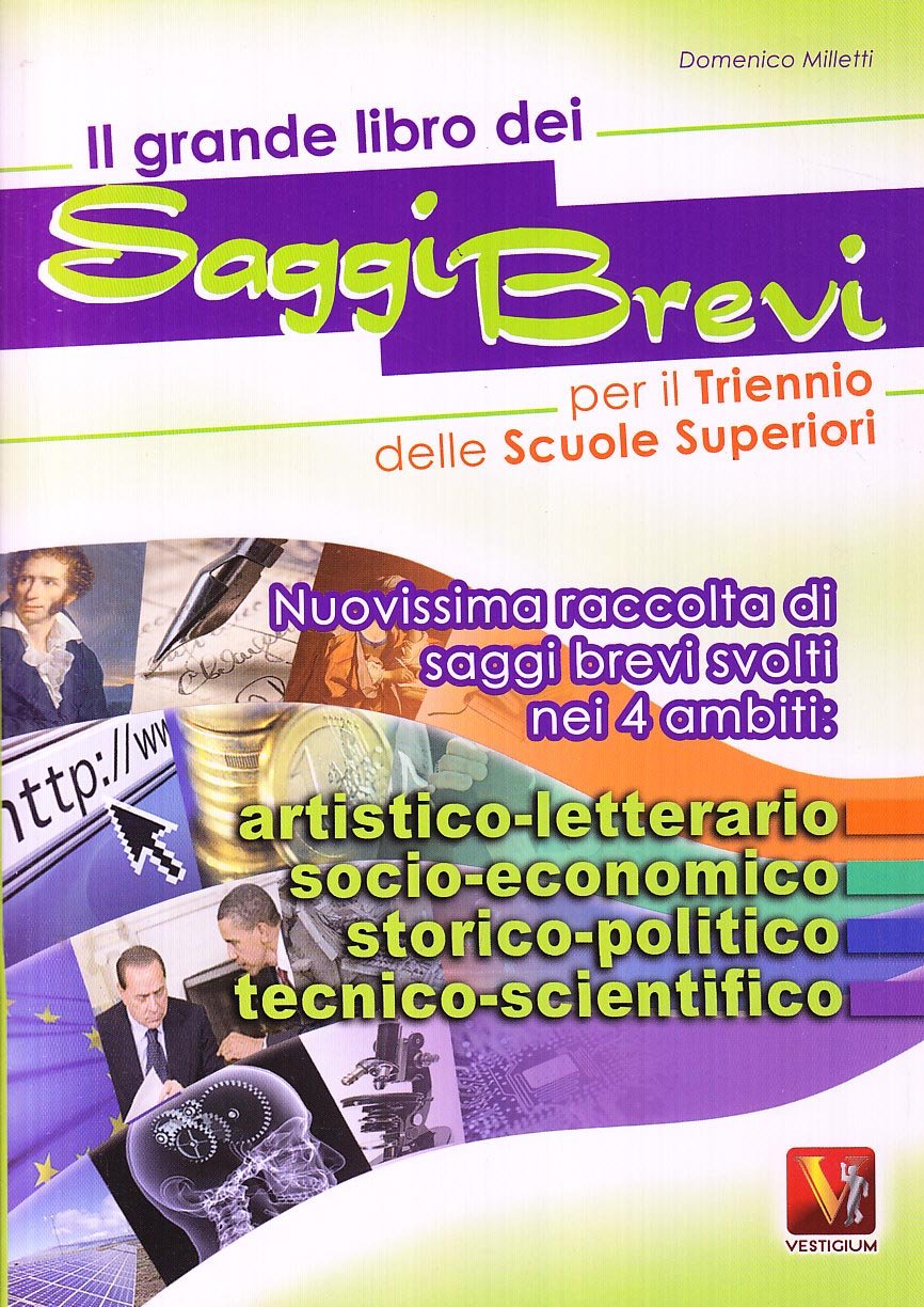 Il grande libro dei saggi brevi per il triennio book