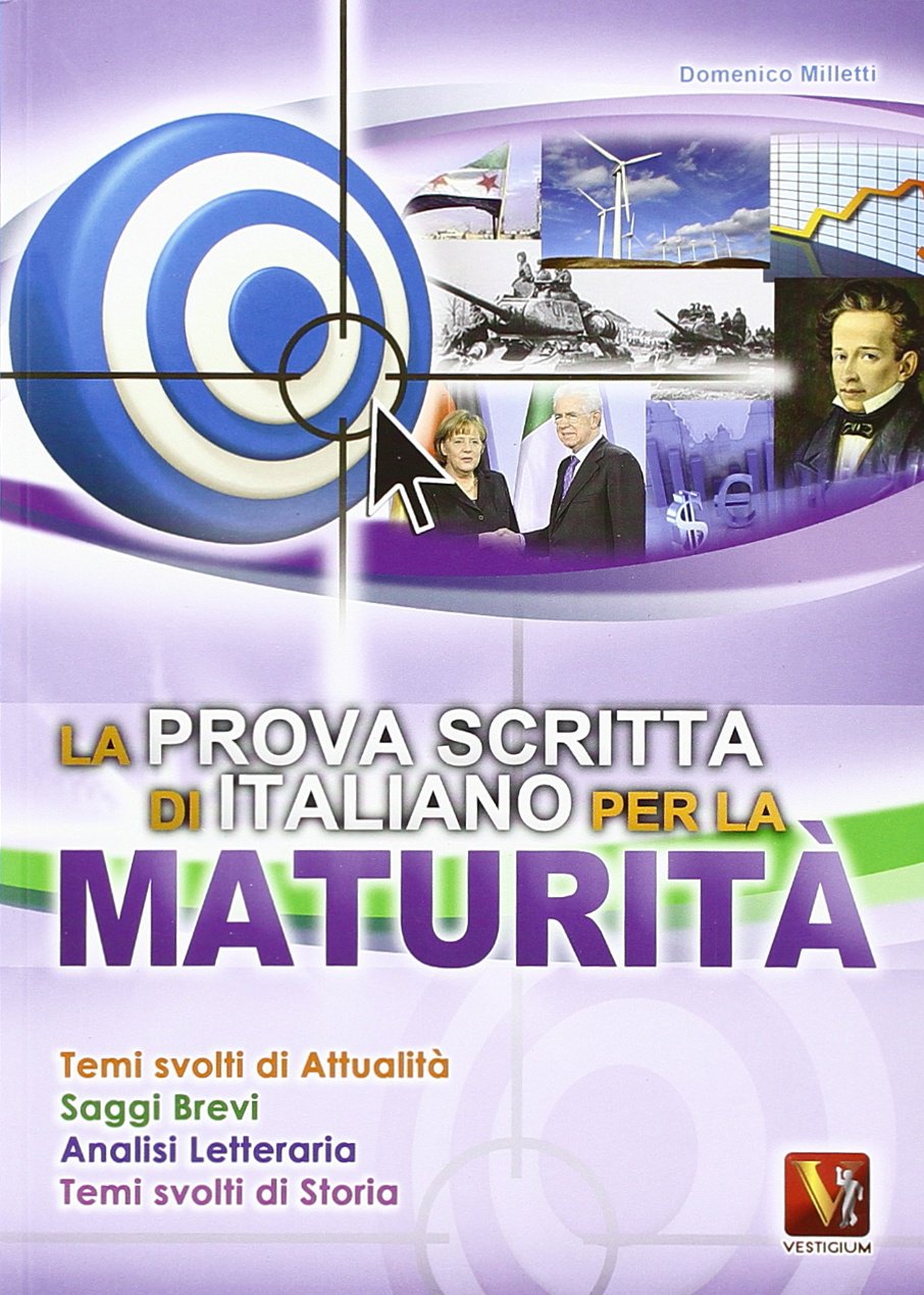 La prova scritta di italiano per la maturità book