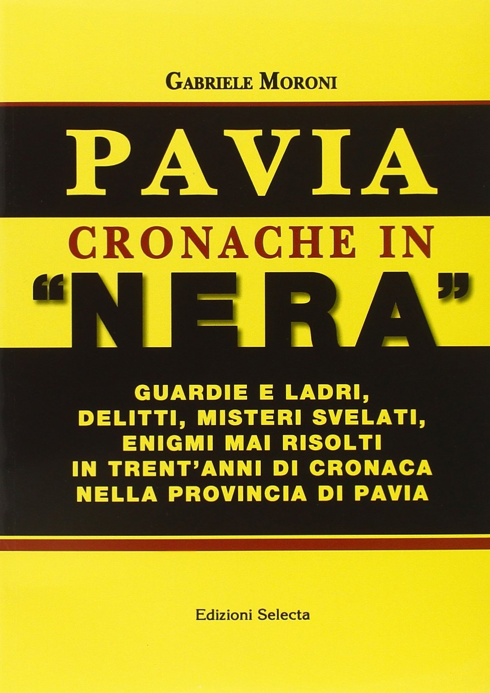 Pavia cronache in «nera». Guardie e ladri, delitti, misteri svelati, enigmi mai risolti in trent'anni di cronaca nera nella provincia di Pavia book