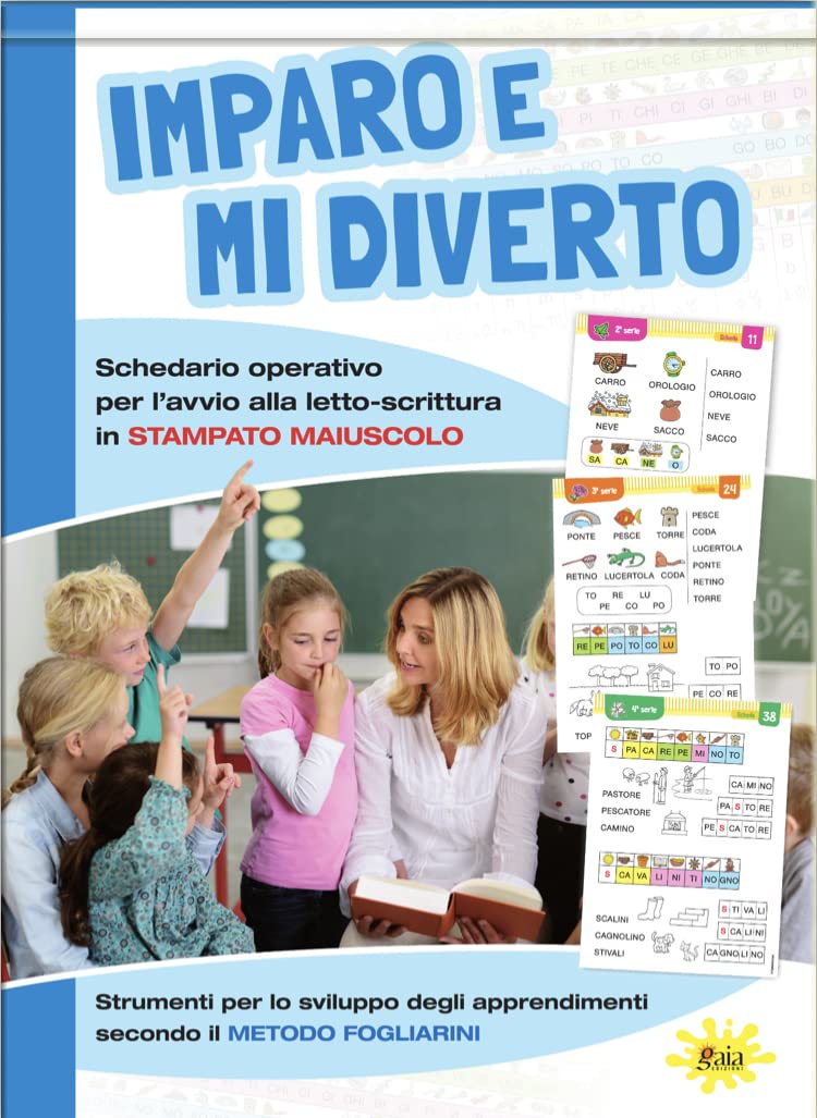 Imparo e mi diverto. Schedario operativo per l'avvio alla letto-scrittura in stampato maiuscolo book