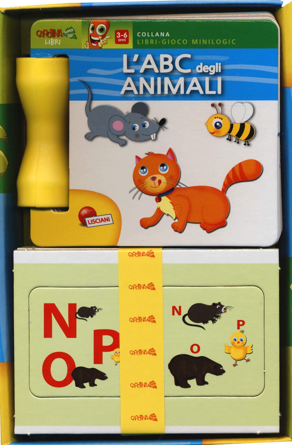 L'ABC degli animali. Carotina Super Bip. Ediz. a colori. Con 16 Carte book