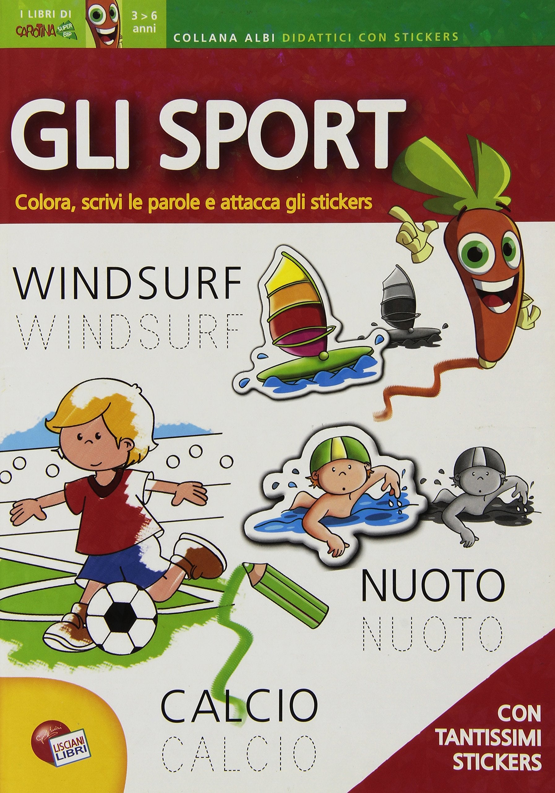 Gli sport. Le parole. Con adesivi. Ediz. illustrata book