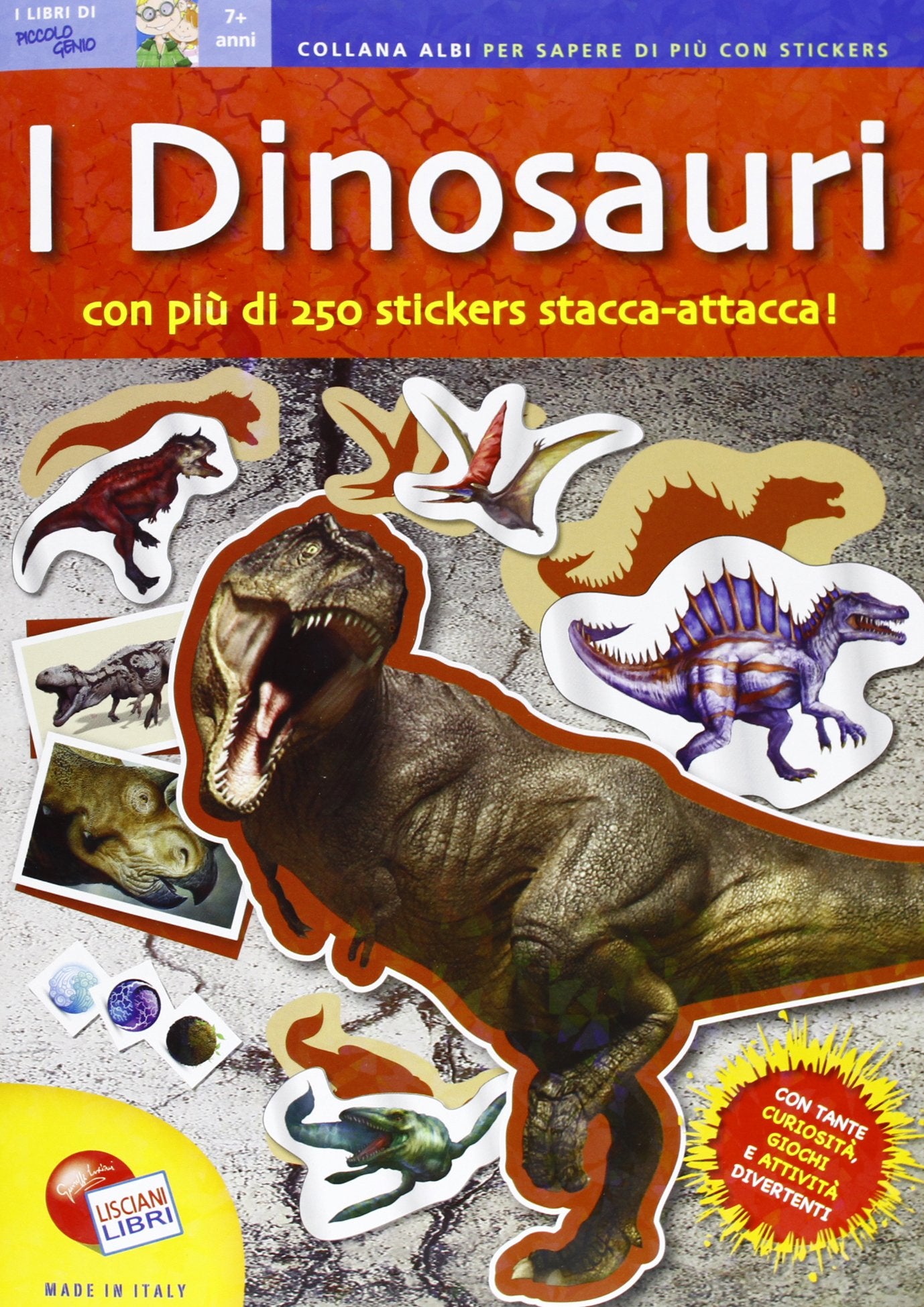 Dinosauri. Quaderni per sapere di più. Con adesivi book