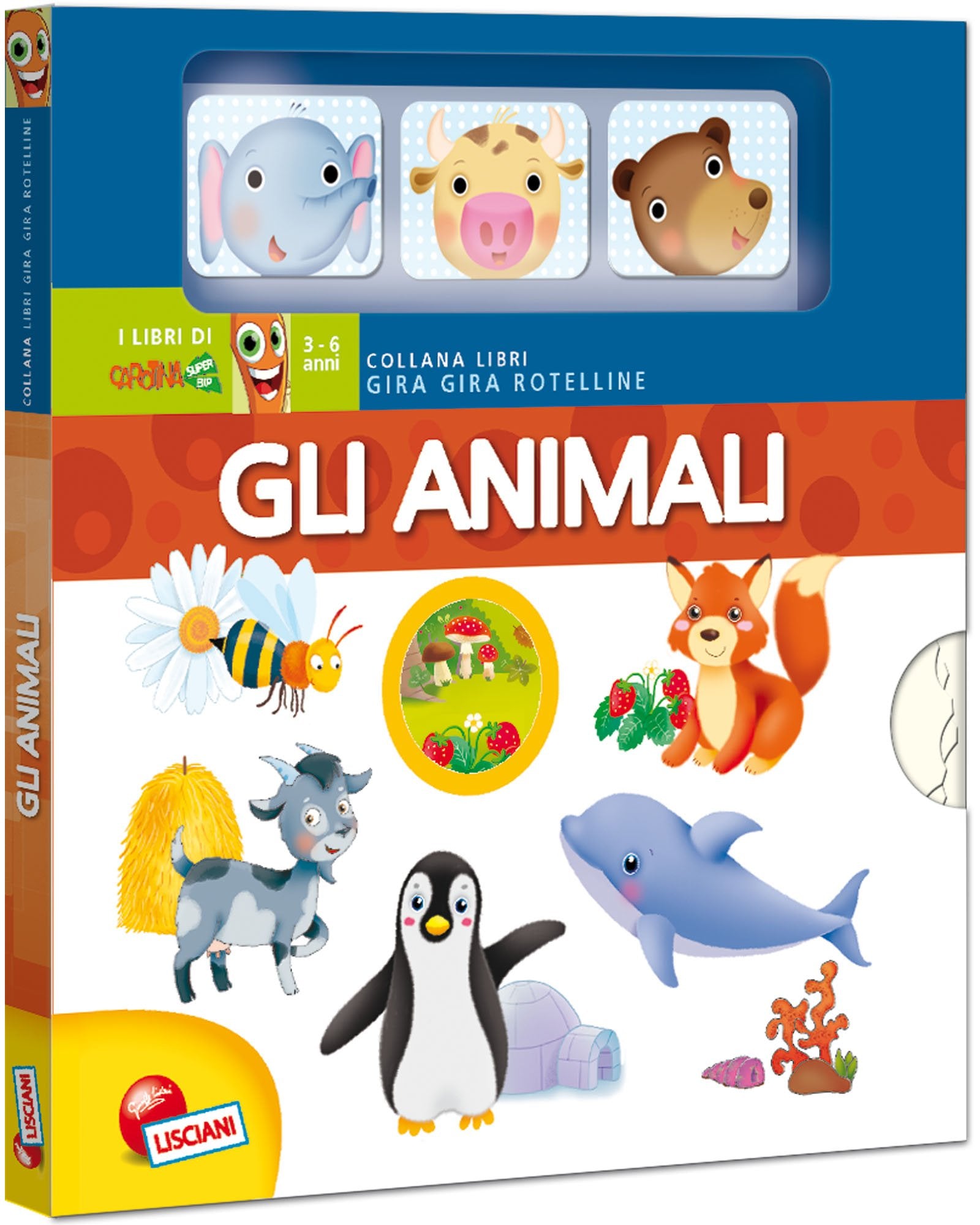 Gli animali. Libri gira gira rotelline. Ediz. illustrata book