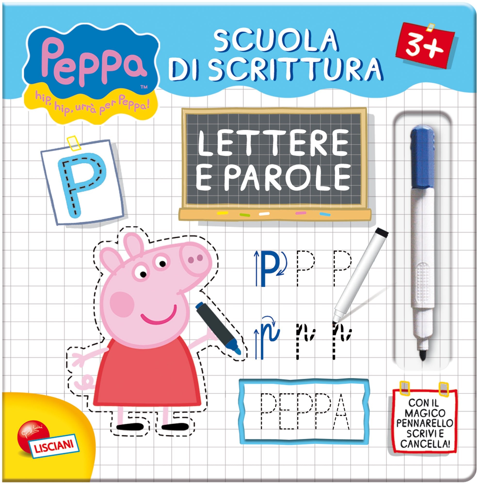 Leggi e impara con Peppa Pig. Scuola di scrittura. Lettere e parole. Ediz. illustrata. Con gadget Non-fiction