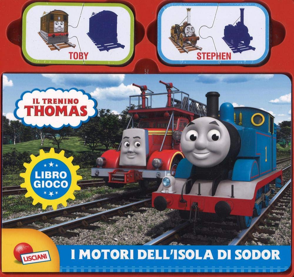 I motori dell'isola di Sodor. Il trenino Thomas. Libro gioco. Ediz. a colori book