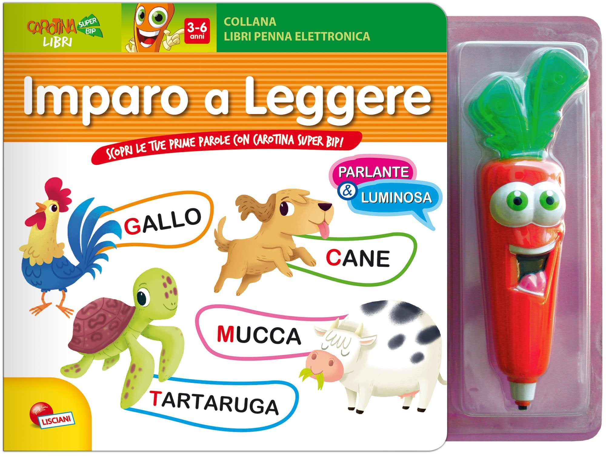 Imparo a leggere. Leggi e impara con carotina. Ediz. illustrata. Con gadget book