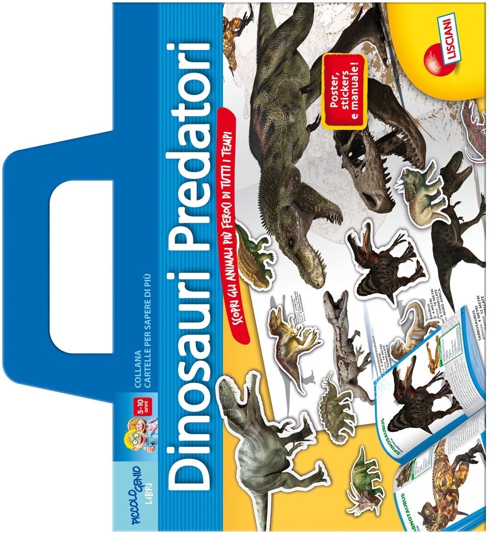 Dinosauri predatori. Scopri gli animali più feroci di tutti i tempi. Con poster e adesivi (Cartellette per saperne di più) Tiptoi & Games