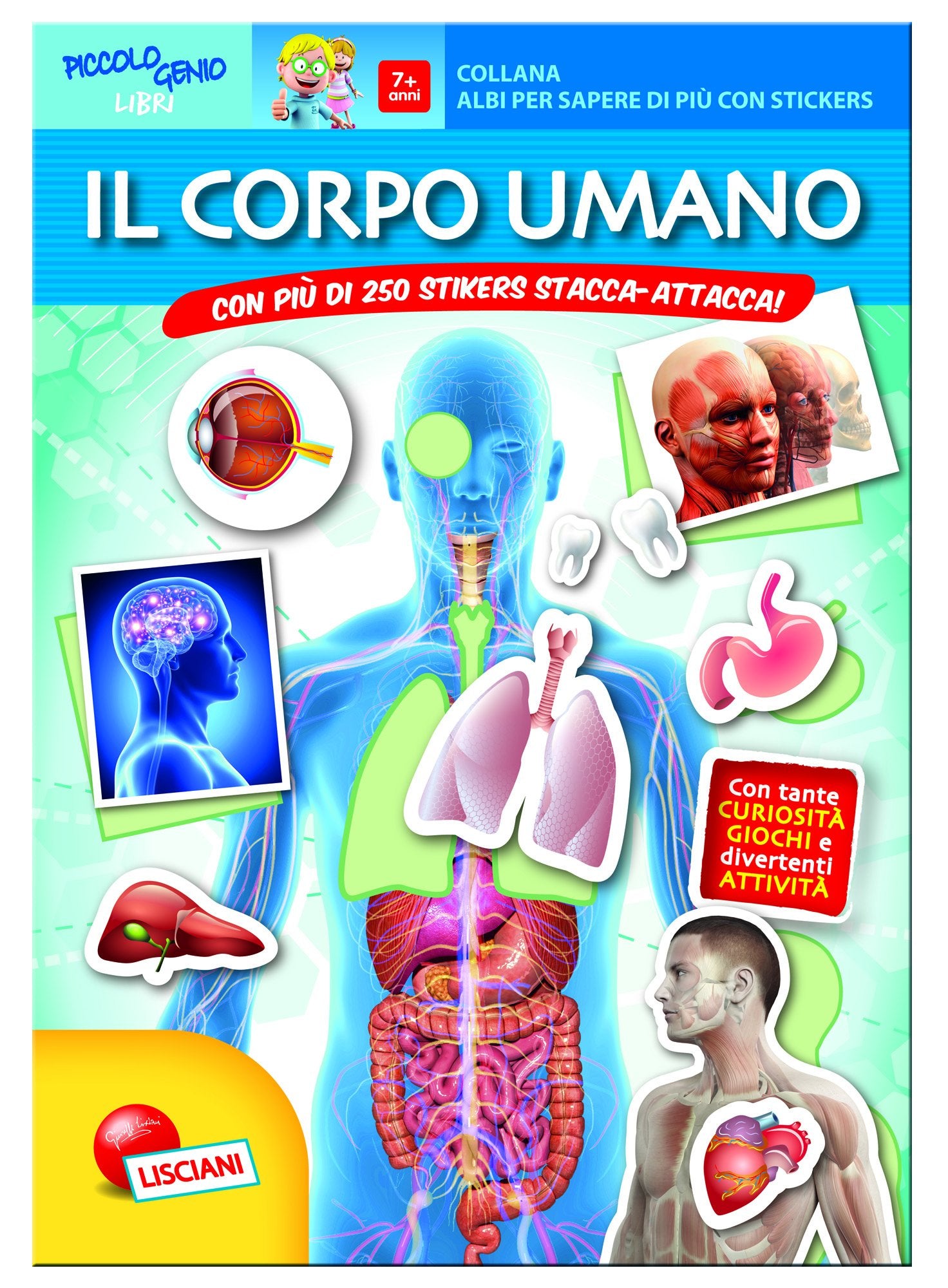 Il corpo umano. Con adesivi. Ediz. illustrata book