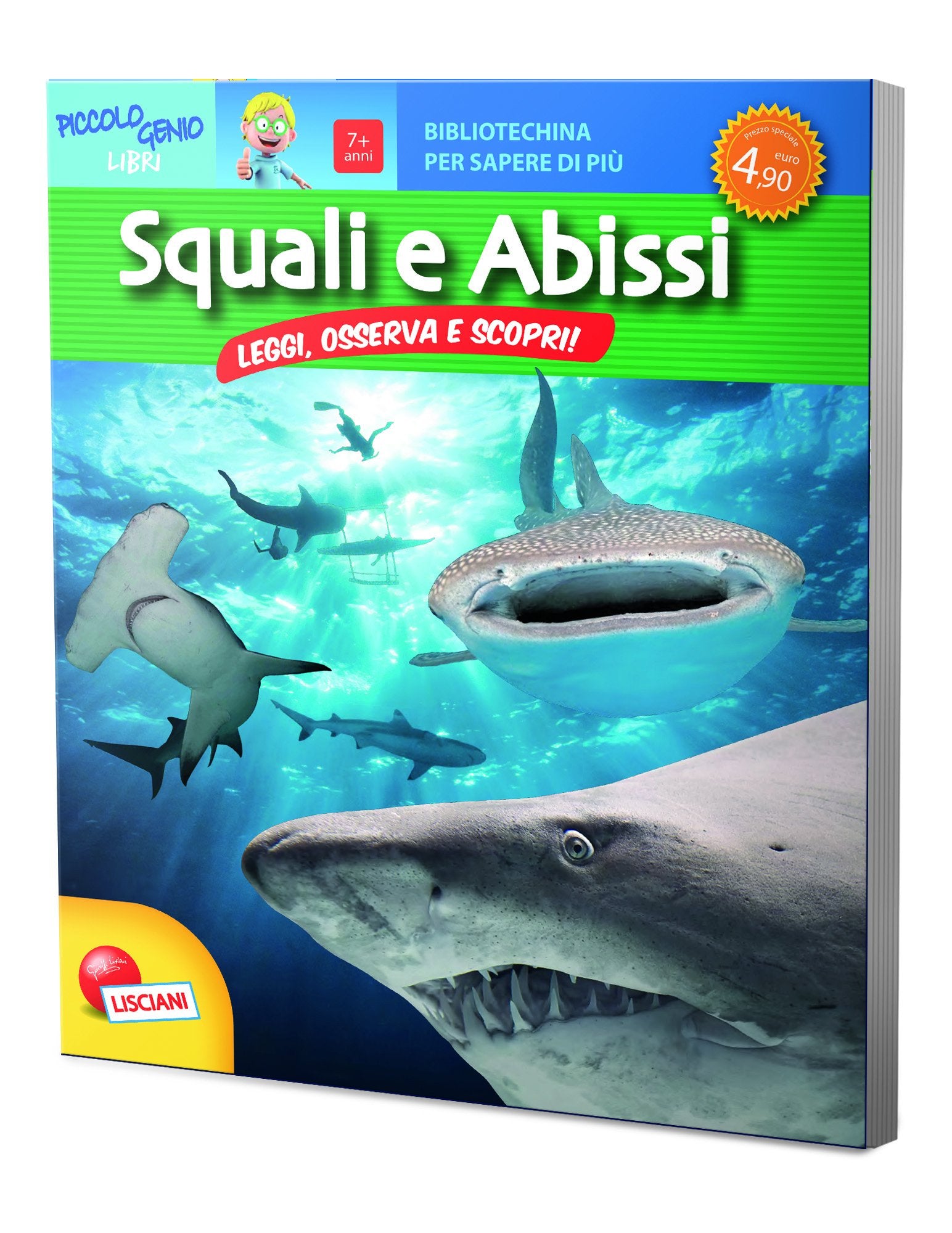 Squali e abissi. Bibliotechina per sapere di più. Ediz. illustrata book