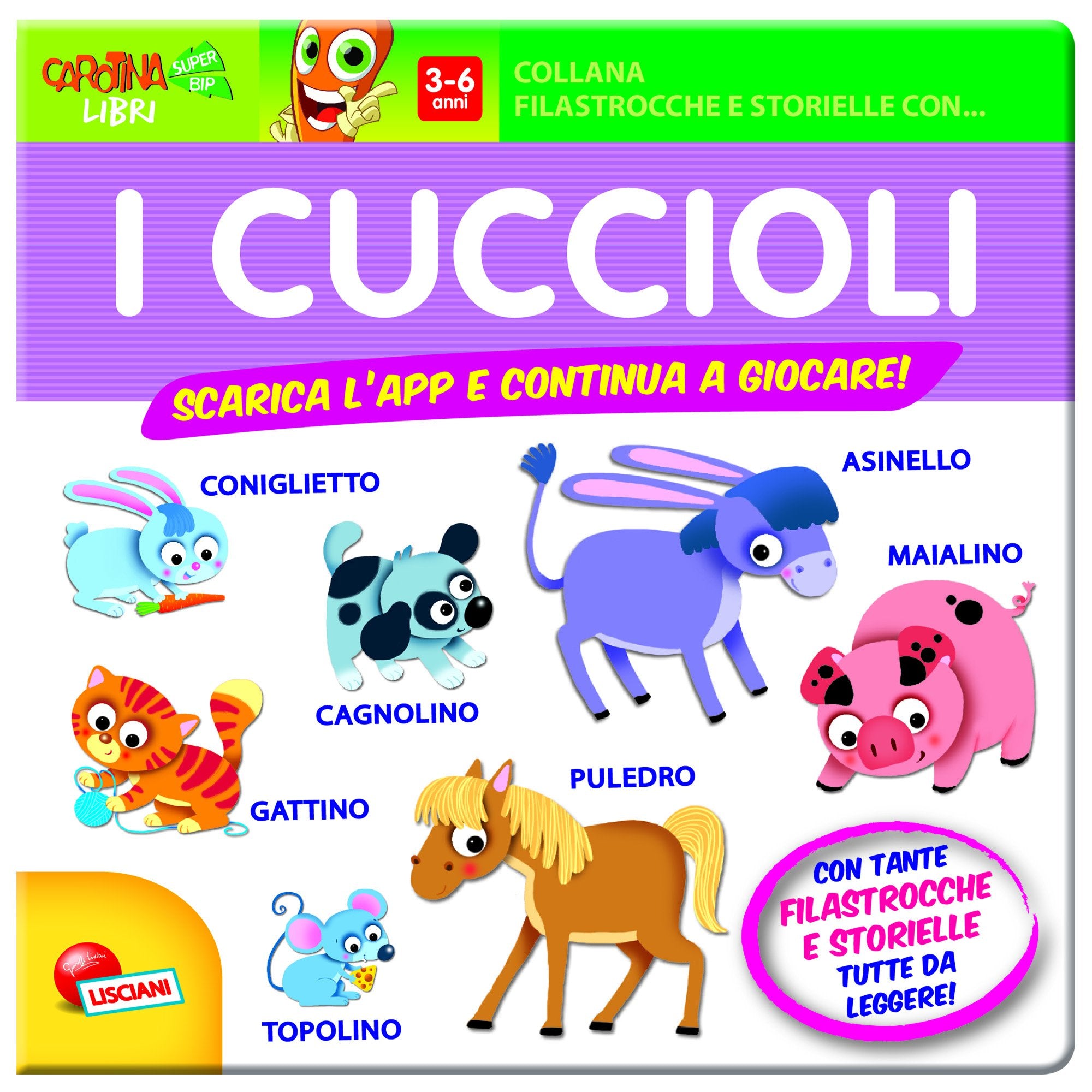 Filastrocche e storielle con i cuccioli. Ediz. illustrata book