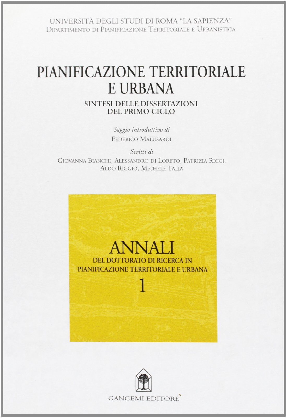 Pianificazione territoriale e urbana book