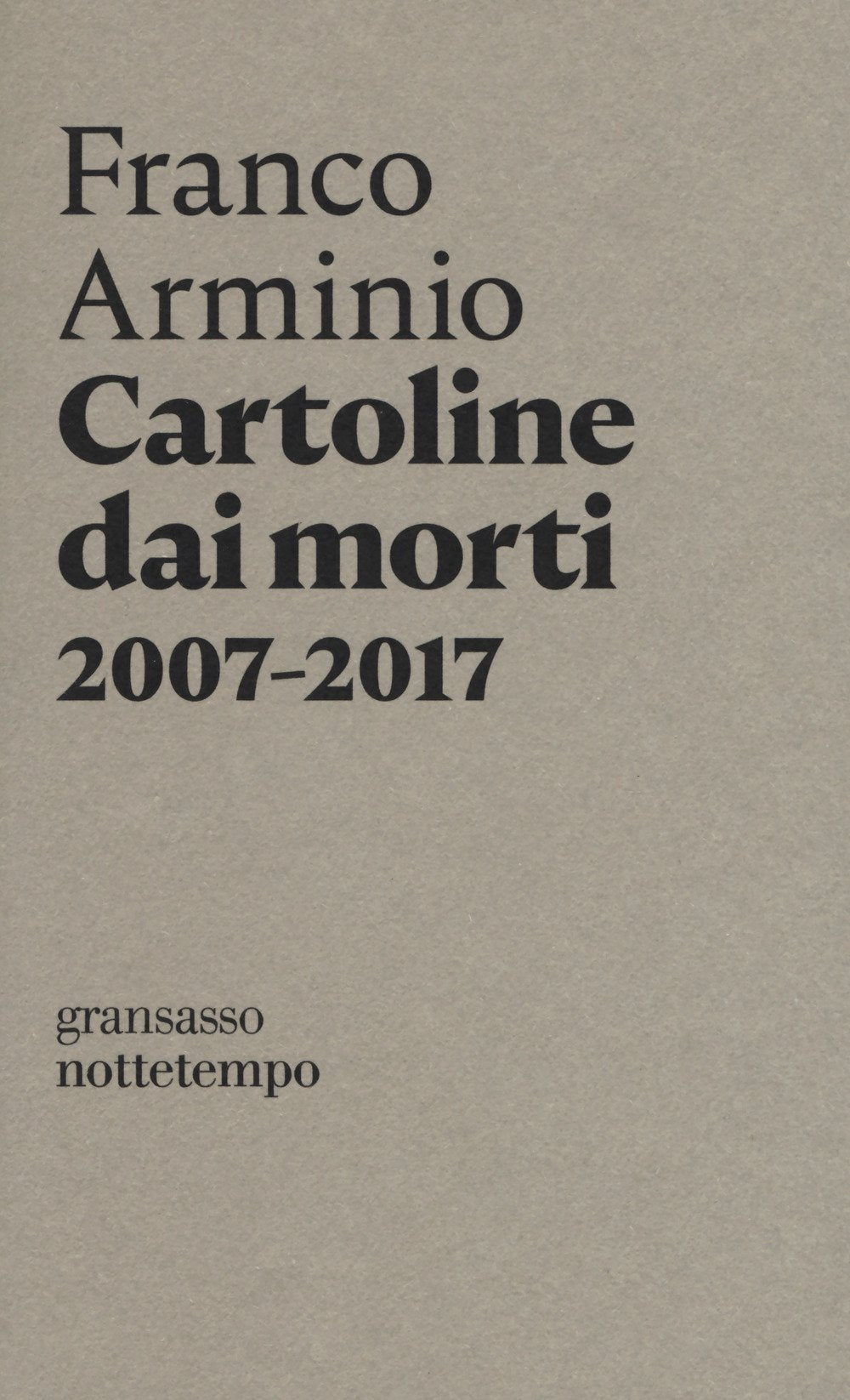 Cartoline dai morti 2007-2017 Poetry