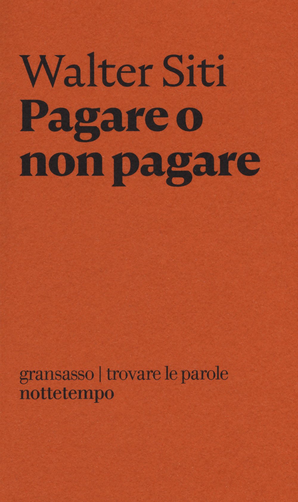 Pagare o non pagare book