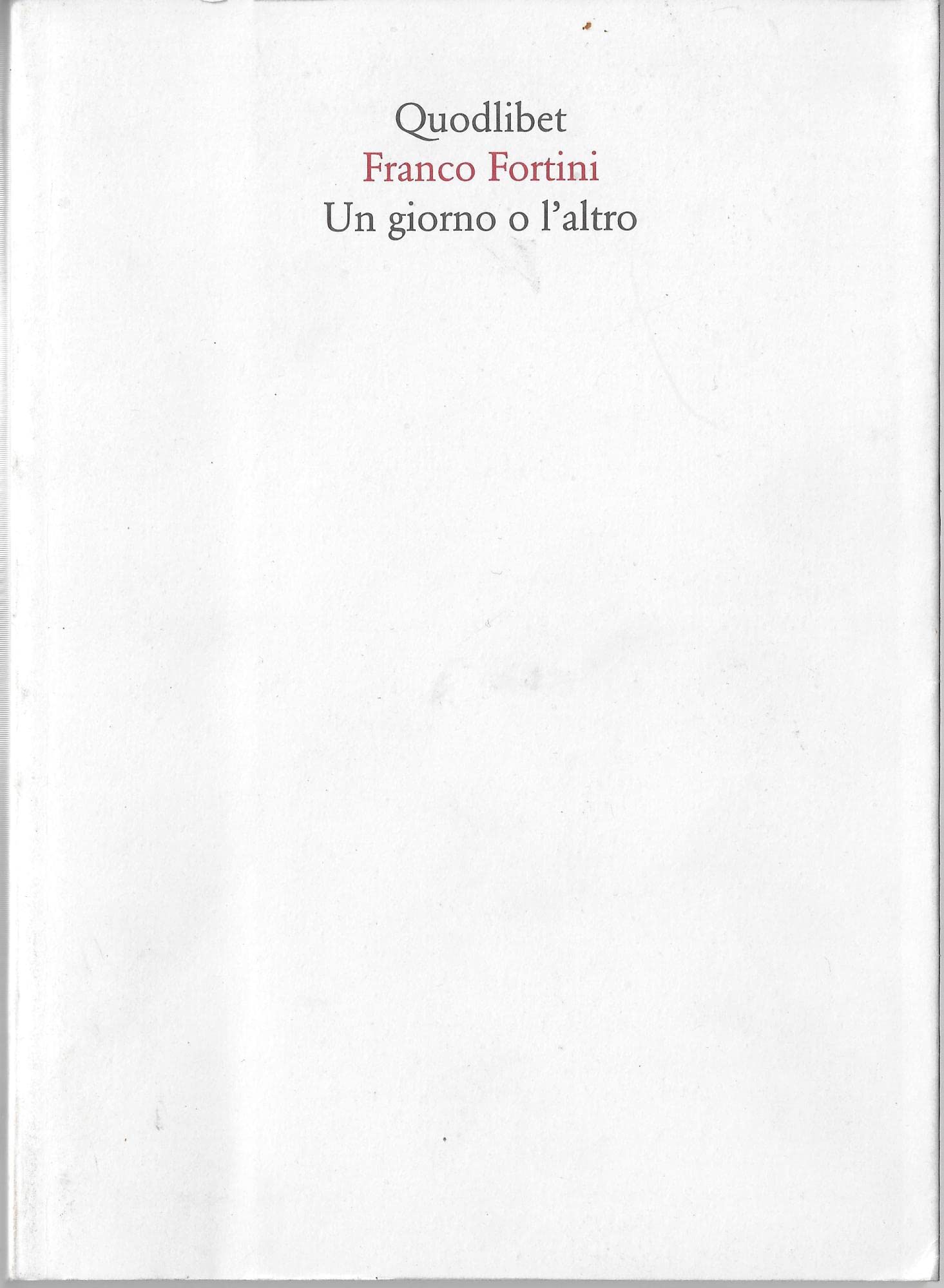 Un giorno o l'altro book