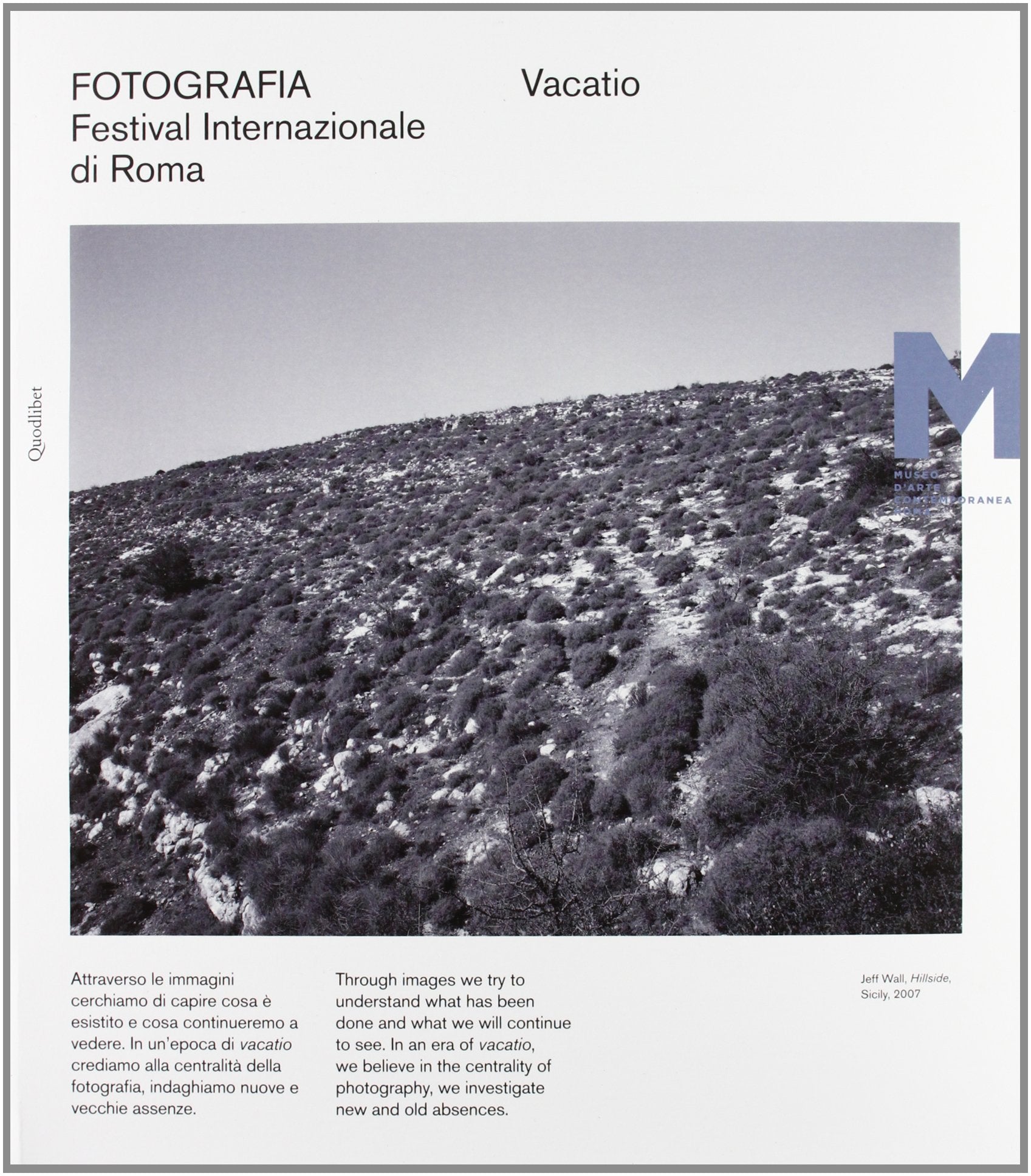 Vacatio. Fotografia. Festival internazionale di Roma. XII edizione. Ediz. illustrata book