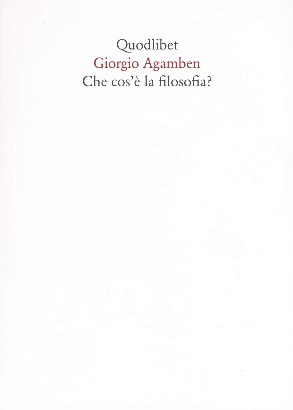 Che cos'è la filosofia? Philosophy