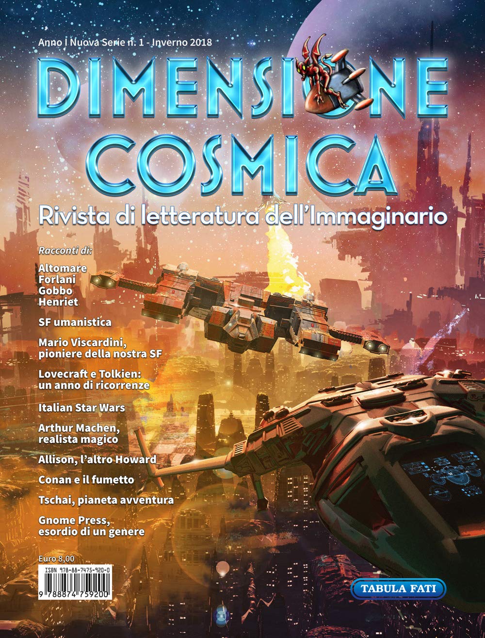 Dimensione cosmica. Rivista di letteratura dell'immaginario (2018) (Vol. 1) book