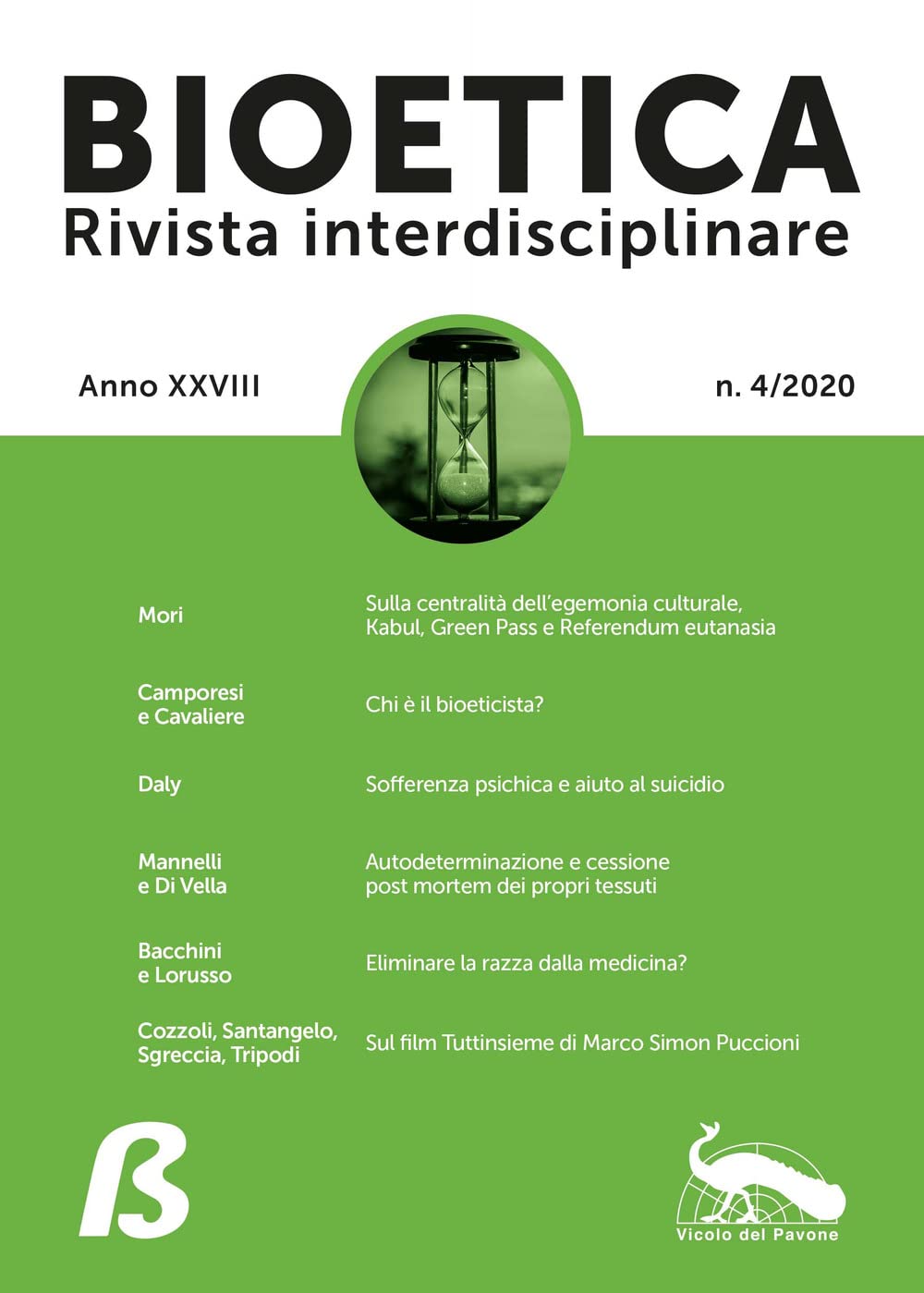 Bioetica. Rivista interdisciplinare (2020) (Vol. 4) General education