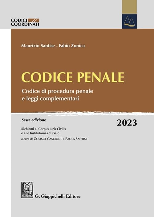 Codice penale. Codice di procedura penale e leggi complementari (Codici coordinati) Law Books