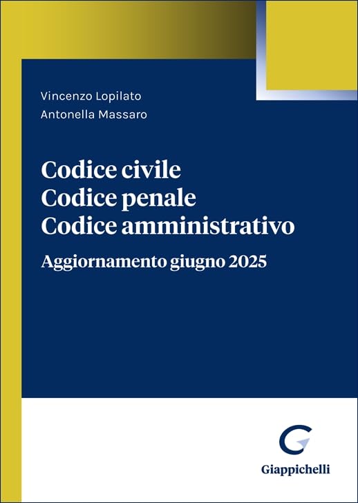 Codice civile. Codice penale. Codice amministrativo. Aggiornamento giugno 2025 book