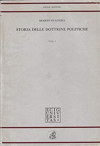 Storia delle dottrine politiche (Vol. 1) (Universitaria) Social Sciences