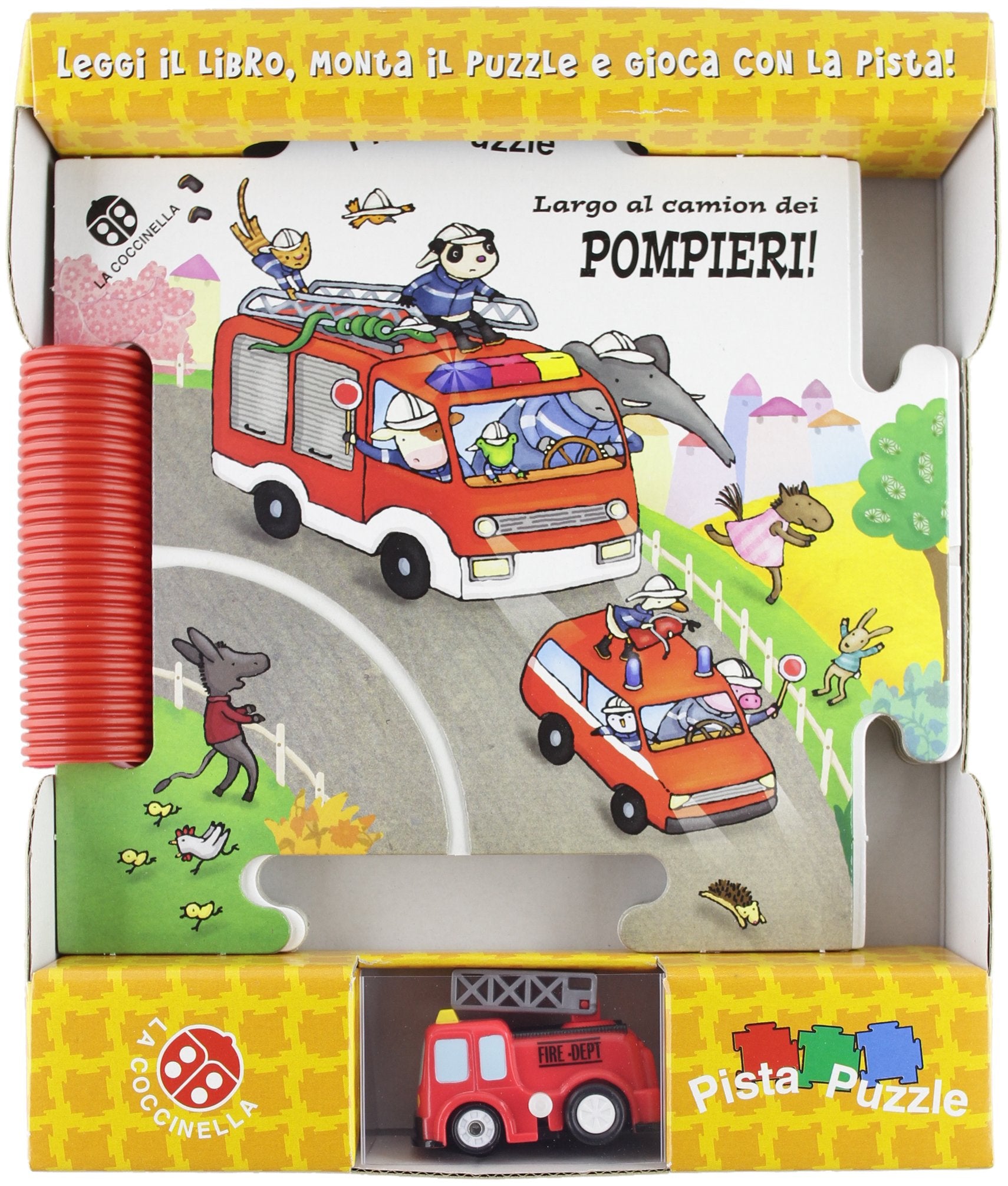 Largo al camion dei pompieri! Ediz. illustrata. Con gadget book