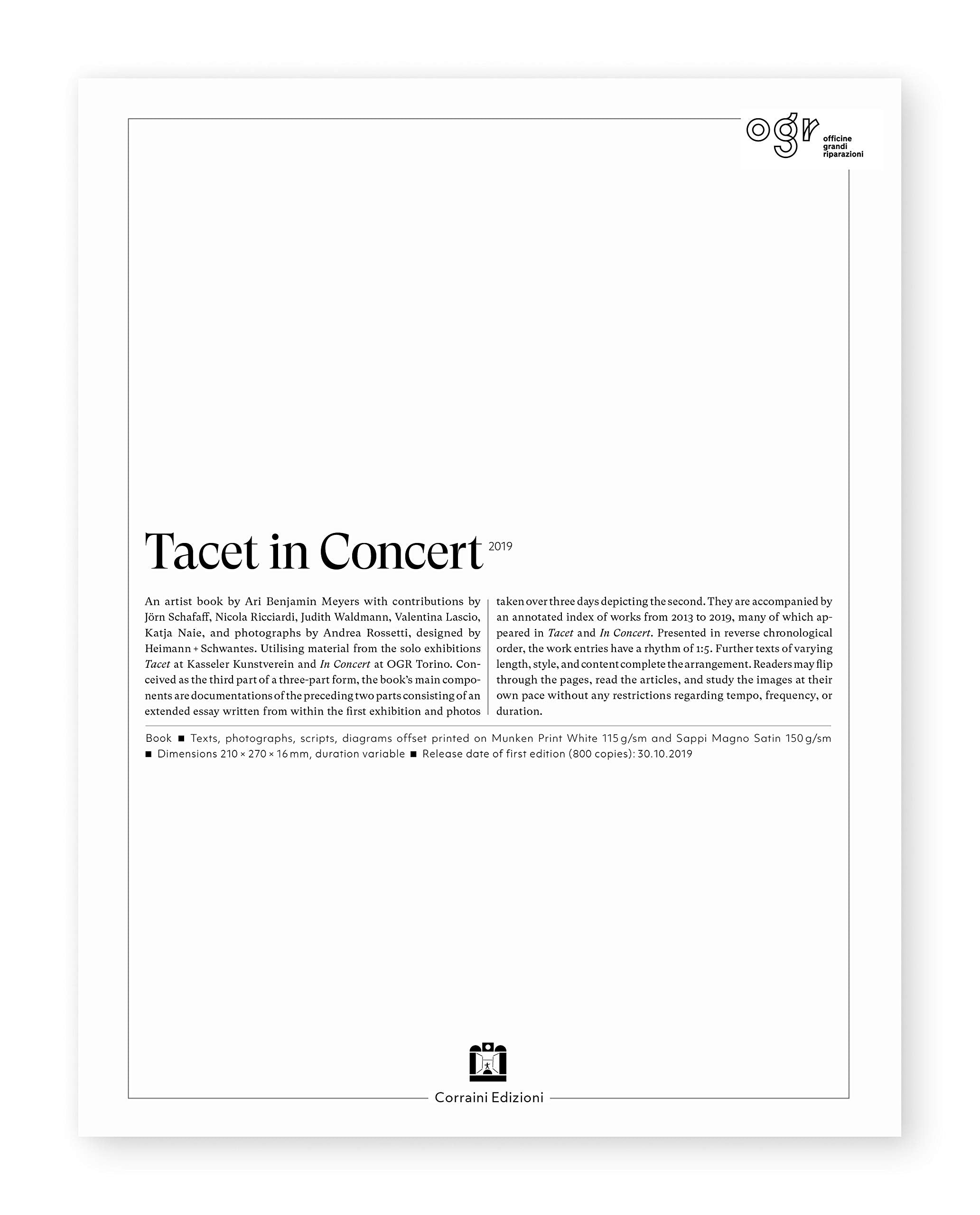 Ari Benjamin Meyers. Tacet in concert Film, Art & Culture