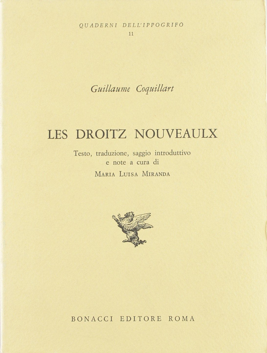 Les droits nouveaux (Quaderni dell'ippogrifo) Law
