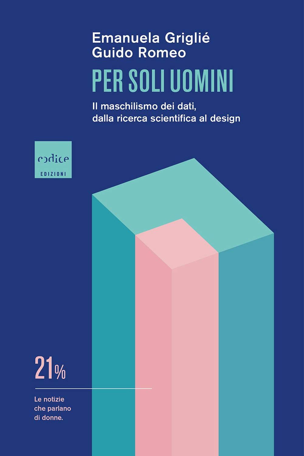 Per soli uomini. Il maschilismo dei dati, dalla ricerca scientifica al design book