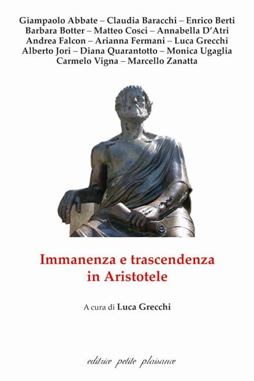 Immanenza e trascendenza in Aristotele (Il giogo) Philosophy