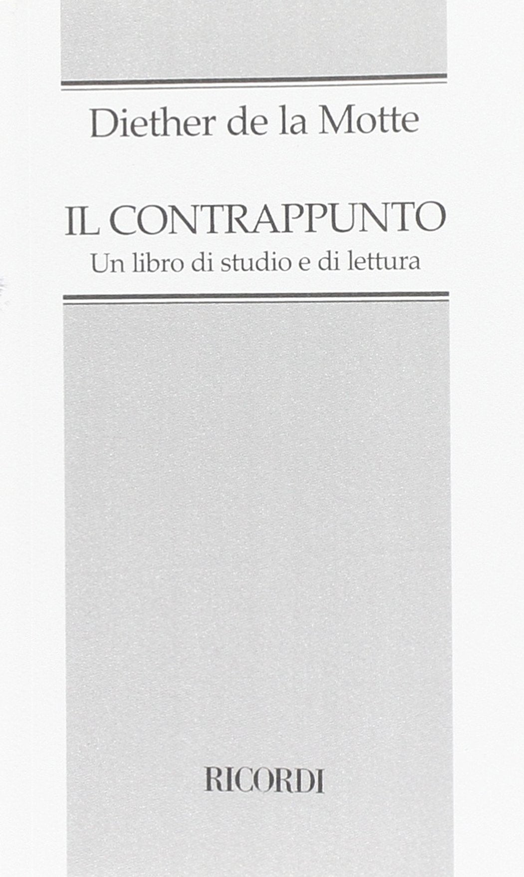 Il Contrappunto: Ed. it. L. Azzaroni (Analisi musicale) Arts & Music