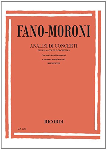 Analisi Di Concerti Per Pianoforte E Orchestra book