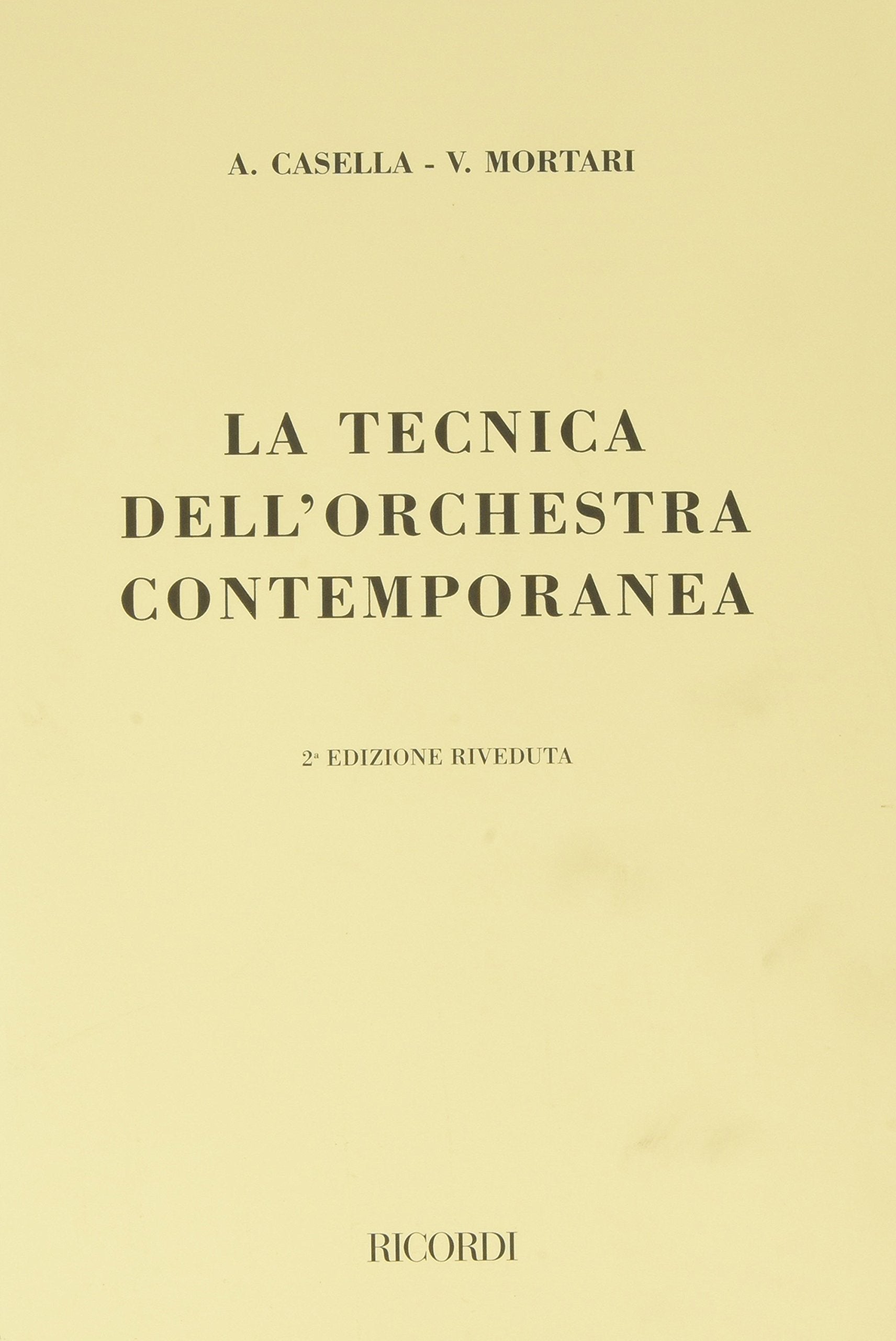 La Tecnica Dell Orchestra Contemporanea 2nd Ed Sheet Music