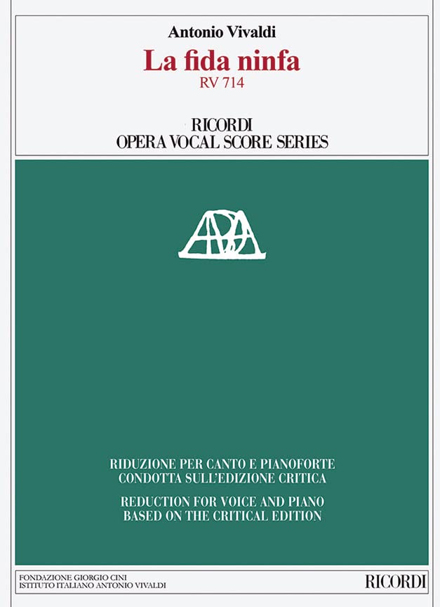 La Fida Ninfa Rv714: Based on Critical Edition by Marco Bizzarini - A. Borin (CHANT) Sheet Music