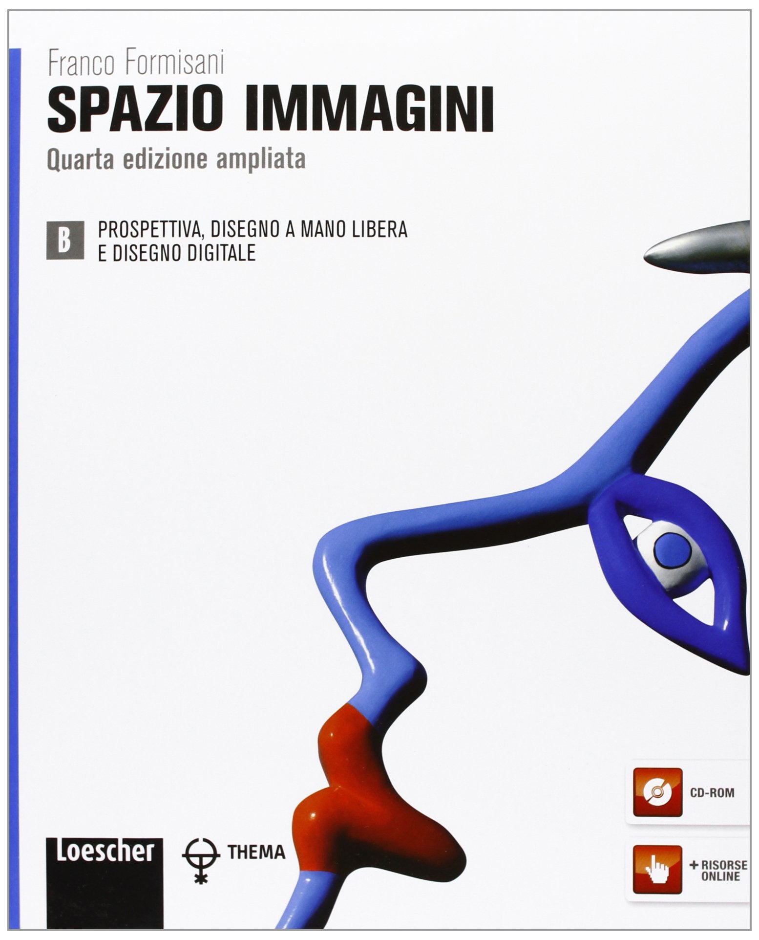Spazio immagini. Vol. B: Prospettiva, disegno a mano libera e disegno digitale. Per le Scuole superiori. Con espansione online. Con CD-ROM Professional & Reference Books