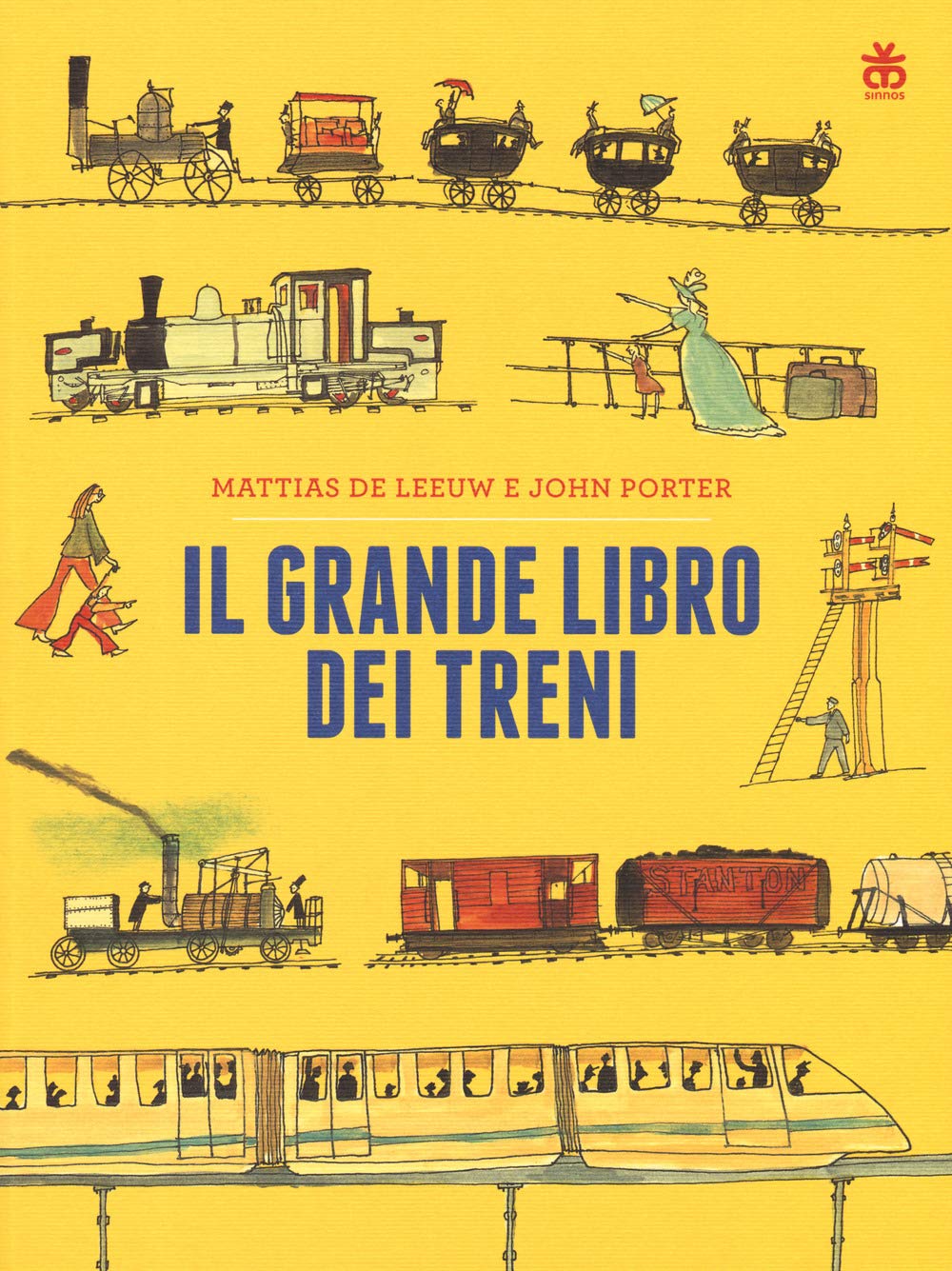 Il grande libro dei treni book