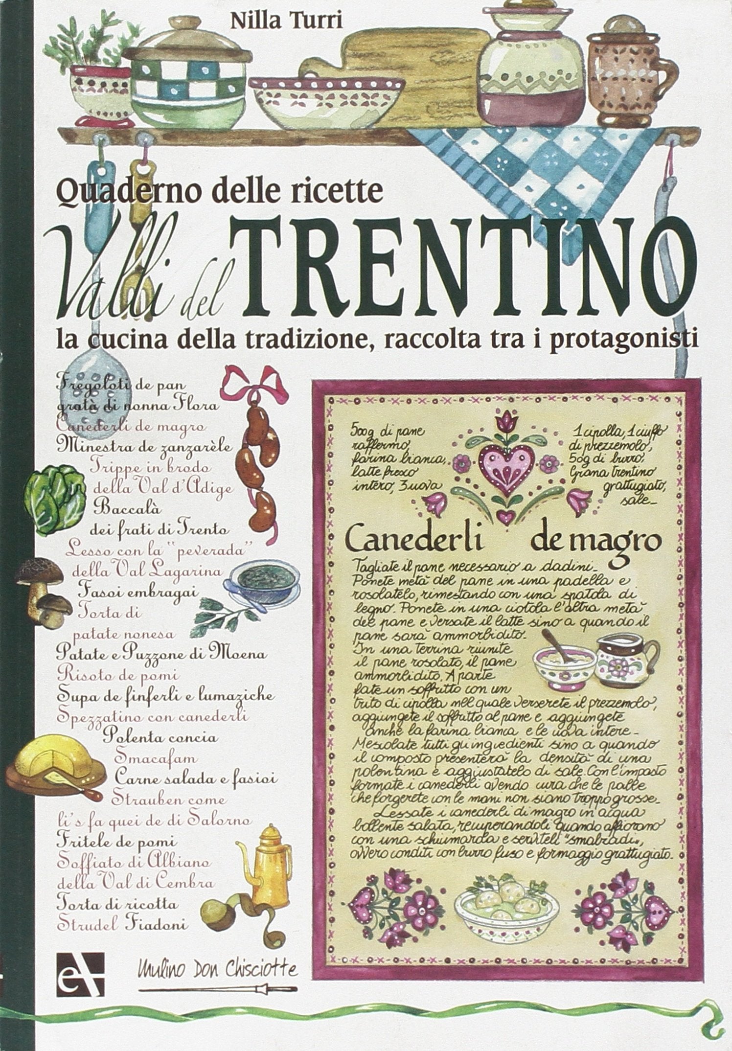 Quaderno di cucina delle valli trentine Leisure, Home & Garden