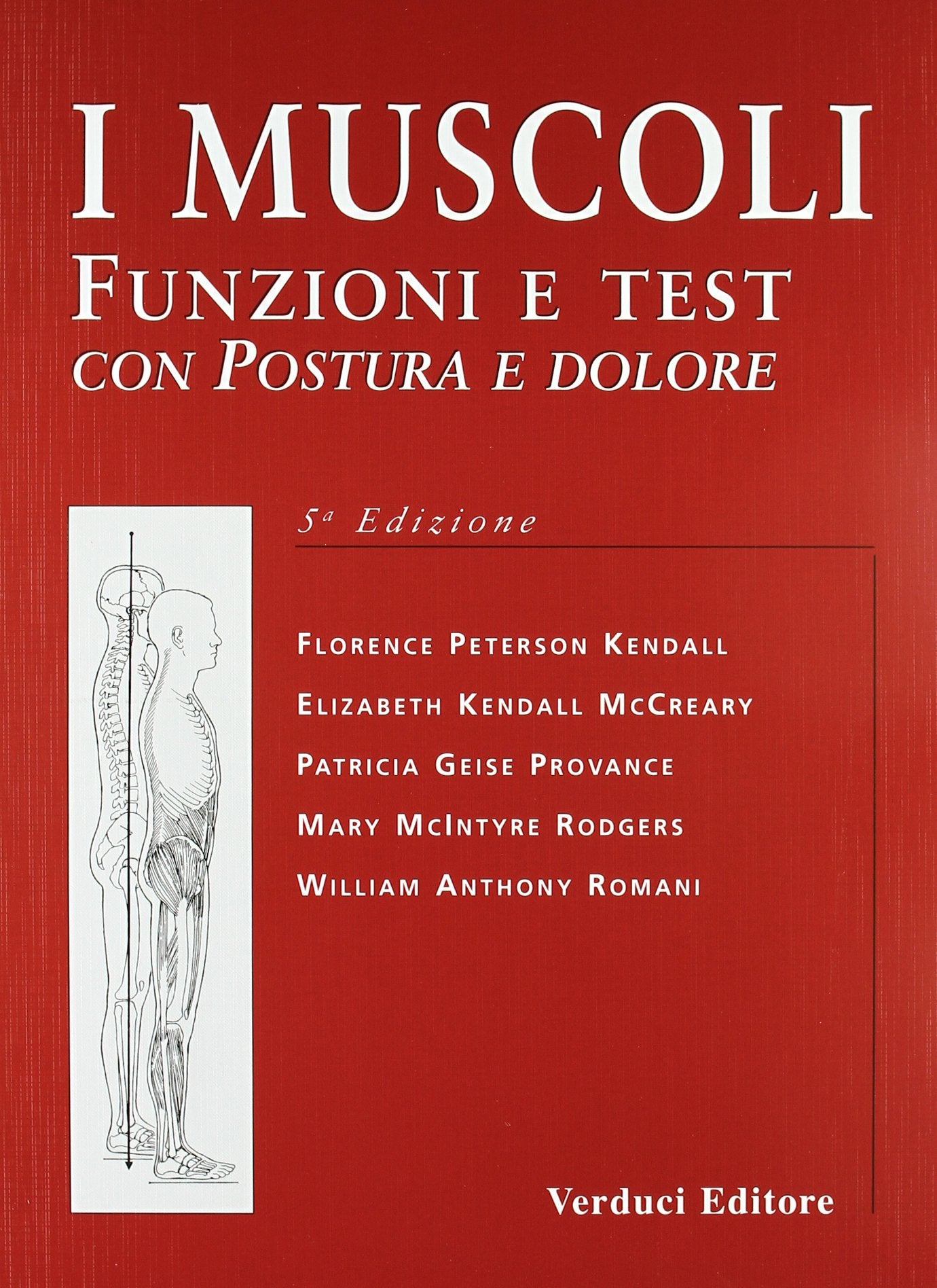 Product Image: I muscoli. Funzioni e test con postura e dolore