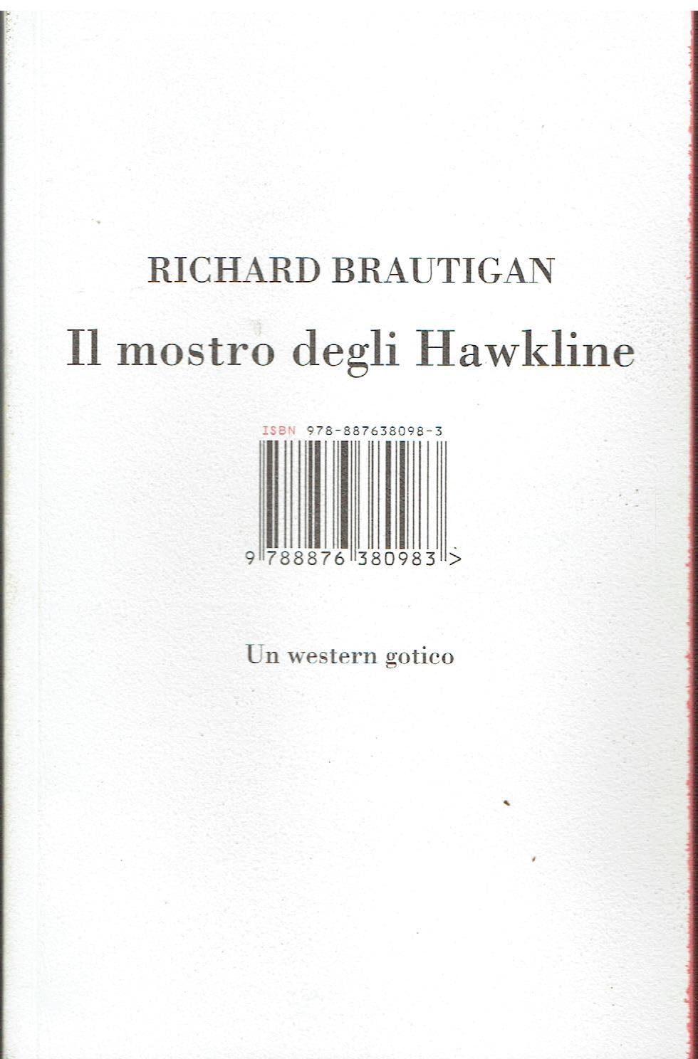 Il mostro degli Hawkline. Un western gotico book